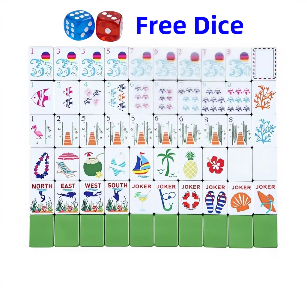 Mahjong vert océan