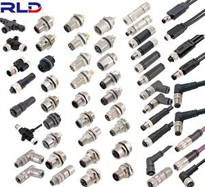 Kabel Sensor IP67 IP68 3pin 4 Pin 8pin Pria Wanita M12 M8 kustom tahan air - Product Image 1