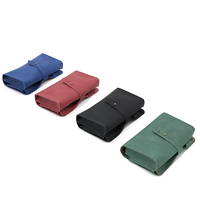 Pochette de rangement électronique en cuir PU de qualité supérieure, sac de voyage portable pour câbles, chargeurs et écouteurs