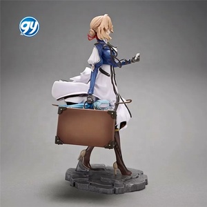 Figurine GK Violet <span class=keywords><strong>Evergarden</strong></span> tenant une valise, modèle de collection, cadeau anime, poupée, jouet d'action, artisanat en plastique - Product Image 3