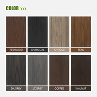 Revêtement de terrasse en WPC ignifuge co-extrudé, bois d'extérieur, terrasse en bois composite, WPC, prix direct usine, bois-plastique extrudé