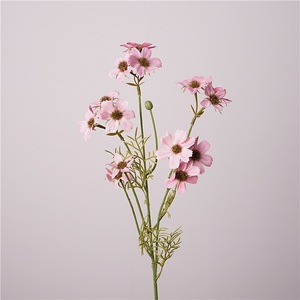 Tige <span class=keywords><strong>de</strong></span> fleur artificielle Cosmos rose en soie synthétique, fausse marguerite sauvage, pour décoration <span class=keywords><strong>de</strong></span> <span class=keywords><strong>printemps</strong></span>, maison, mariage, vase, vente en gros - Product Image 5