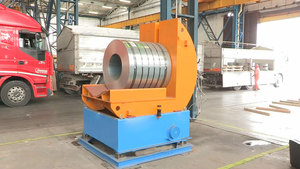 Repositionnement de bobine personnalisé 0-90 Upender-Capacité de 25,000 lb Tables élévatrices et inclinables hydrauliques électriques - Product Image 2