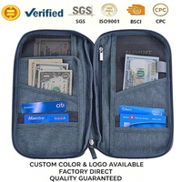 Porte-passeport personnalisé de luxe pour documents de voyage