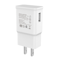 Pengisi Daya USB Cepat 15w untuk Smartphone Android, Adaptor Pengisi Daya Bentuk Kubus dengan Colokan US/EU, 5v2a Qc3.0 untuk Samsung