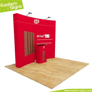 Tùy chỉnh kích thước nhôm triển lãm thương mại hiển thị công bằng nếp nhăn miễn phí gấp lên trung quốc gian hàng triển lãm hiển thị thiết kế - Product Image 4