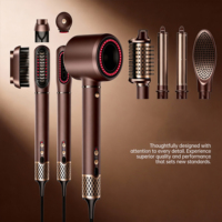 Ultra Styler 6-en-1, multi-styler électrique ionique pour cheveux, avec boîte cadeau, logo personnalisé, 1400W, haute vitesse, pour les voyages