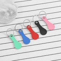Porte-clés coloré en acier inoxydable de style américain pour jetons de chariot de supermarché, cadeaux promotionnels