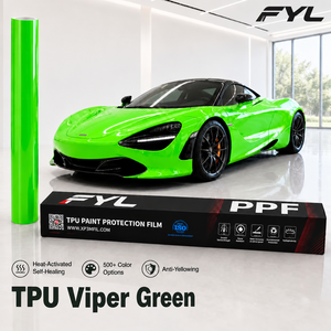 Película Protectora de Pintura (PPF) TPU Verde Viper OEM XP3M con Acabado Brillante, 7.5 Mil, Autoregenerable, Antiarañazos, Antiamarilleo, Cambio de Color - Product Image 1