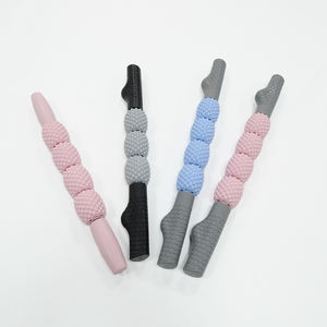 HUAYI 4 륜 U 자형 마사지 롤러 암 다리 목 근육 조직 피트니스 체육관 요가 필라테스 스포츠 스포츠 마사지 스틱 - Product Image 6