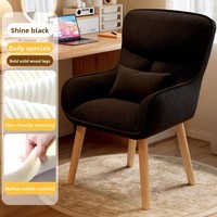Chaise de coiffeuse en velours de haute qualité et confortable, design moderne, style nordique, pour la maison, le bureau, la chambre et le salon
