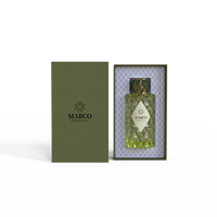 Vente flash - Flacon de parfum élégant MARCO en verre de 100 ml avec boîte cadeau de luxe, impression sérigraphique et vaporisateur à pompe