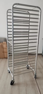 Équipement de cuisine et de restauration, industrie alimentaire, chariot de service alimentaire, chariot à <span class=keywords><strong>plateau</strong></span> de présentation en acier inoxydable 304 - Product Image 2