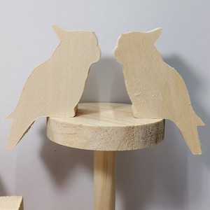 Wood Carving Blank Animal Shape Linden Wood DIY Craft For Home Office <b>Gifts</b> - Product Image 2
