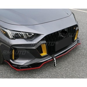 For GAC Trumpchi EMPOW 2021 Car Front Bumper <b>Lip</b> Splitter Diffuser Spoiler Body Kit <b>Gloss</b> Black Bumper <b>Lip</b> Modification Part - Product Image 5