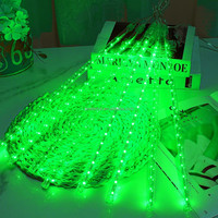 Guirlandes lumineuses LED imperméables à 8 tubes effet pluie de météores pour décorations de Noël et de fêtes