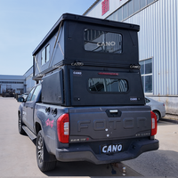 Ausklappbares Pop-up-Zelt mit Marine-Qualität Wasserdichter Schale und Memory-Schaum-Matratze für Schnelleinsatz im Ford Maverick 4,5ft Pickup-Ladefläche