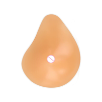 Prothèse mammaire en silicone pour femmes victimes de mastectomie pour cancer du sein, forme de sein artificiel en silicone respirant