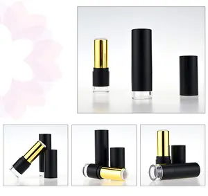 2021 neuer kunden spezifischer runder Lippenstift behälter zur Herstellung Ihres eigenen Lippenstift röhrchens für kosmetische Verpackungs lippen röhrchen