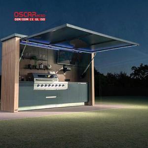 Cuisine extérieure personnalisée en acier inoxydable 304 avec volets roulants, anti-moisissure, pour jardin, patio, cabane - Product Image 1