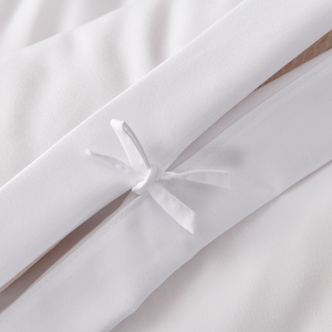 Khách Sạn Sang Trọng 4-Mảnh Cao Cấp Bông Bộ Đồ Giường Đặt Percale Tấm Ga Giường Với Cổ Điển Hemstitching Sang Trọng Cao Cấp Bộ Đồ Giường Đặt - Product Image 6