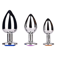 Plug anal en métal petit grand énorme sex toy anal en métal amour bijoux mais godemichet anal