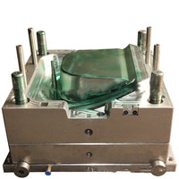 Molde de inyección para herramientas de limpieza del hogar - Recogedor de basura con pin expulsor, canal caliente, 1 cavidad, material NAK80