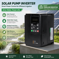 Nouvel onduleur solaire triphasé 99% MPPT 5,5 kW 380 V pour pompe, variateur de fréquence AC 50 Hz à 60 Hz, convertisseur de fréquence variable DC AC pour PV solaire