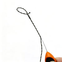 Aiguille de tressage en acier torsadé en forme de diamant pour la pêche à la carpe en gros – Idéale pour le raccordement de la ligne de pêche et des lignes sans plomb
