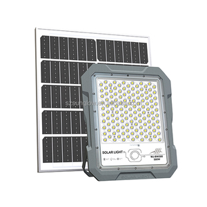 Faro <span class=keywords><strong>Solare</strong></span> a Risparmio Energetico con Sensore Radar 800W 1200W, Illuminazione da Esterno Impermeabile IP65 per Magazzino e Fattoria - Product Image 1