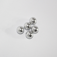 Bille en aluminium massif poli miroir de calibre 50, calibre 68, calibre 43, 2~40 mm, 2,4 mm, 12,7 mm, 12,7 mm, 17,27 mm