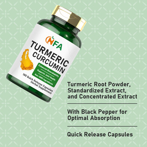 Mezcla Patentada de Cúrcuma y Curcumina de Marca Privada, Vitaminas de Biodisponibilidad Mejorada para Adolescentes y Adultos, 180 Cápsulas - Product Image 2