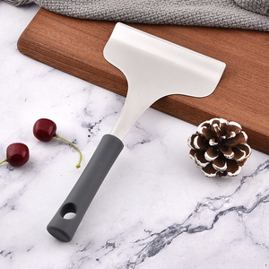 Commercio all'ingrosso SUS304 antiscivolo spatola Semi-rotonda in acciaio inox silicone Nylon manico per frittelle frittella Flipping <span class=keywords><strong>pasticceria</strong></span> strumento - Product Image 6