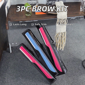 Tondeuse à sourcils sûre pour femme, outils de maquillage, rasoir pour sourcils, épilation, tondeuse visage et corps - Product Image 2