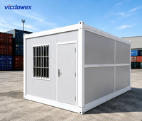 Maison conteneur modulaire pliable de type Z, panneau sandwich, résistante aux tremblements de terre, facile à déplacer, bâtiment de bureau préfabriqué sur mesure