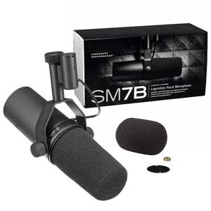 Microphone dynamique professionnel SM7B SM7DB de qualité supérieure, fréquence sélectionnable, <span class=keywords><strong>pour</strong></span> studio, enregistrement vocal, performance <span class=keywords><strong>TV</strong></span> en direct - Product Image 1