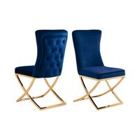 Chaise de salle à manger en tissu de meubles modernes nordiques du milieu du siècle avec cadre en acier inoxydable pour meubles de salle à manger