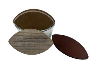 Coperchio <span class=keywords><strong>in</strong></span> Legno Personalizzato a Forma Ovale con Rivestimento per Barattoli di Candele, Vendita Calda - Product Image 1