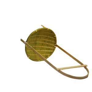 Bamboo Woven Vegetable <b>Basket</b> HGL 01 Handmade Serving <b>Tray</b> For Hot Pot Cooking Dishes Environmental Friendly Food Utensil - Product Image 1