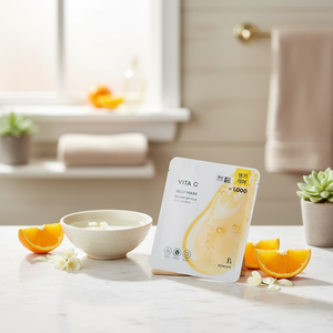 Mascarilla Facial Coreana Bonseup Vita Jelly con Vitamina C, Iluminadora, Hidratante, Nutritiva, Reafirmante y Calmante - Product Image 3