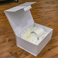 Ensemble de tasses de luxe légères emballage boîte-cadeau tasses à café magnétiques en céramique emballage coffrets cadeaux pour l'obtention du diplôme