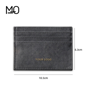 Rfid chặn Slim Coin Purse mini thẻ tín dụng Ví với bọc ngân hàng thiết kế làm bằng PU Chất liệu - Product Image 2