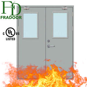 Porte battante coupe-feu acier-bois 60/120/180 minutes, isolation thermique, dispositif anti-panique, pour chambre et appartement – Vente directe usine - Product Image 5