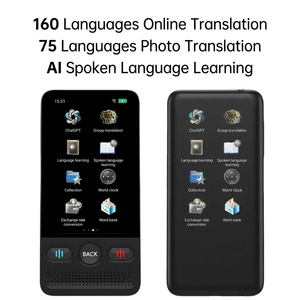 Dispositivo <span class=keywords><strong>Traductor</strong></span> de Voz Multilingüe, Traducción de Fotos con WiFi sin Conexión, 75 Idiomas en Modo Offline, Cámara, 160 Idiomas en Modo Online para Negocios - Product Image 2