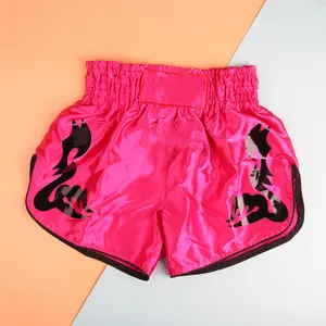 Supplier Mma Thailand Nogi Sublimation Bjj Boxer Professional Boxing Customize Short Custom Muay Thai Shorts Men