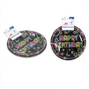 Plateau en papier kraft de 7 pouces, 8 pièces, rectangulaire, carré, qualité alimentaire, pour pizza, salade, biscuits, sushi, en-cas, pain - 120 pièces/CS - Product Image 1