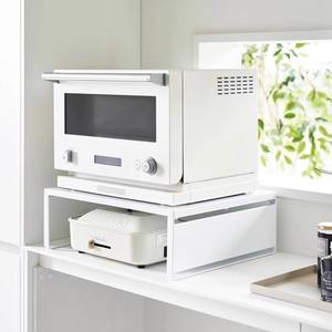 Étagère de rangement en ferroalliage pour micro-ondes de cuisine, sans installation requise, support minimaliste pour petits appareils électroménagers - Product Image 4