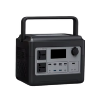 Station d'alimentation portable 500W, générateur solaire de secours pour le camping en plein air, AC DC USB