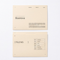 Carpeta Manila Personalizada para Estudio de Diseño, Organizador de Archivos de Papel para Almacenamiento de Muestras de Tela e Índice de Mesa