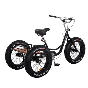 Alta qualità 20 pollici 'grasso pneumatico Trike ad alta velocità tricicli 3 ruote Cargo bici adulti sabbia trike